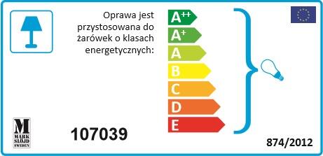 Lampka stołowa MANSION ceramiczna biała E14 MARKSLOJD