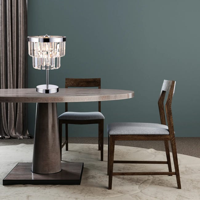 Lampka stołowa Vetro chrom E14 Light Prestige