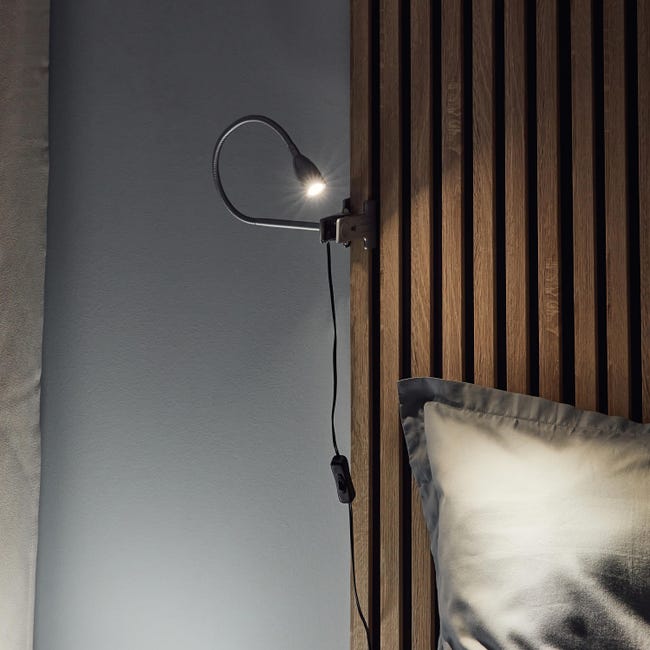 Lampka z klipsem GAO srebrna LED Inspire