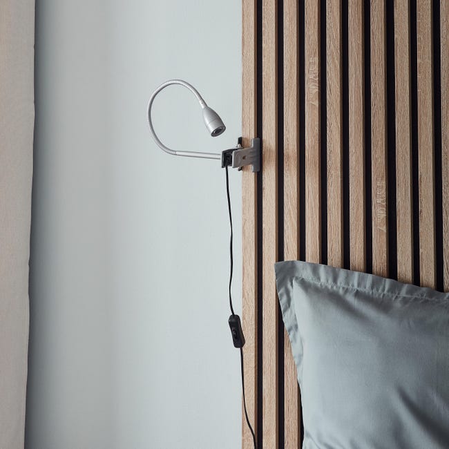 Lampka z klipsem GAO srebrna LED Inspire
