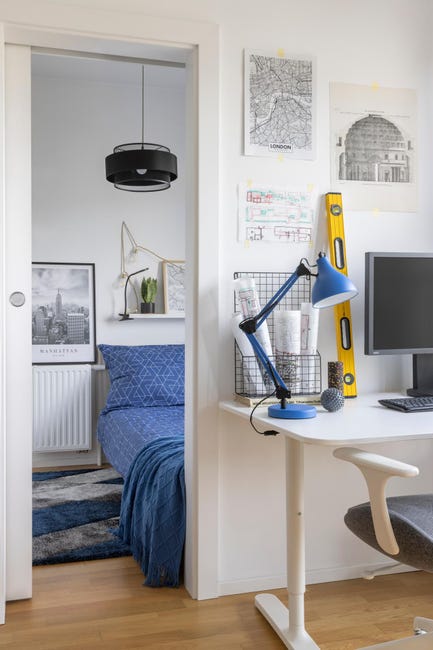Lampka z klipsem Starla czarny LED Inspire