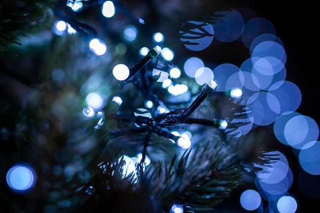 Lampki choinkowe zewnętrzne 2m 400 LED zimna biel