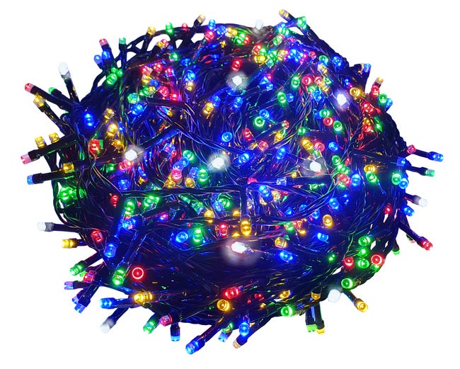 Lampki choinkowe zewnętrzne 4m 800 LED multikolor