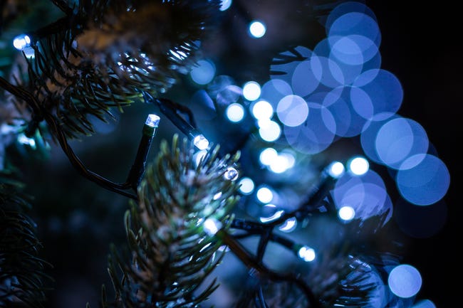 Lampki choinkowe zewnętrzne 50m 1000 LED zimna biel