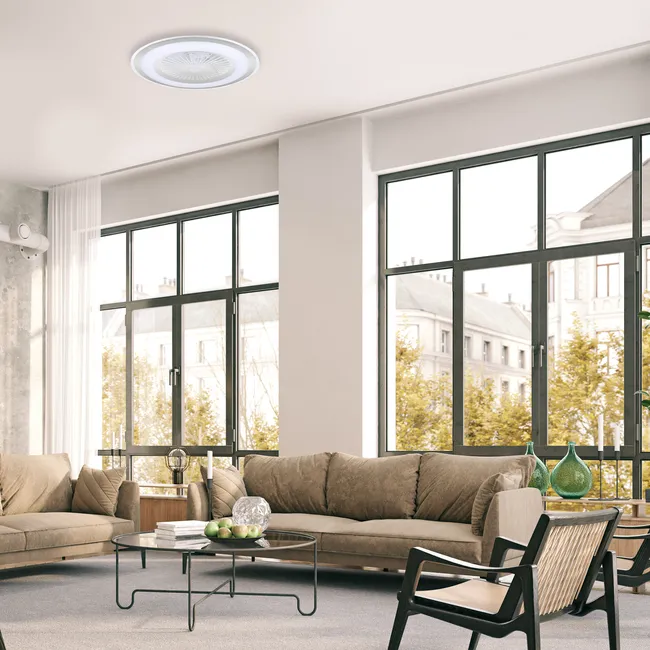 Lampowentylator Zonda srebrny LED Eko Light
