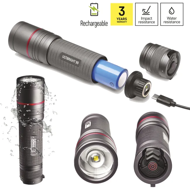 Latarka metalowa Cree Led 1200 lm Emos
