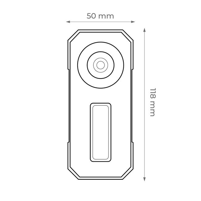 Latarka robocza ładowalna 450LM 1000mAh DPM