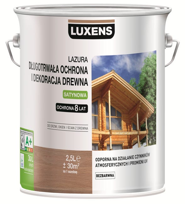 Lazura do drewna DŁUGOTRWAŁA OCHRONA I DEKORACJA DREWNA 2.5 l Palisander LUXENS
