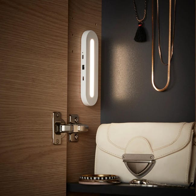 Listwa LED Dudo biała 15 cm Door Sensor Inspire
