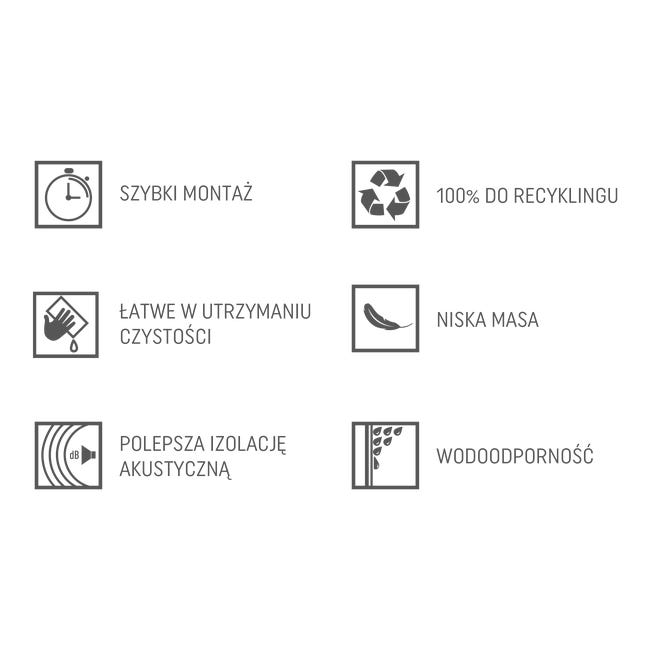 Listwa Linerio L-Trim biała lewa Vox