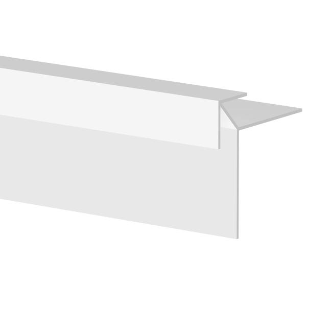 Listwa boazeryjna narożna kątowa zewnętrzna B1 biała 2700 mm VOX