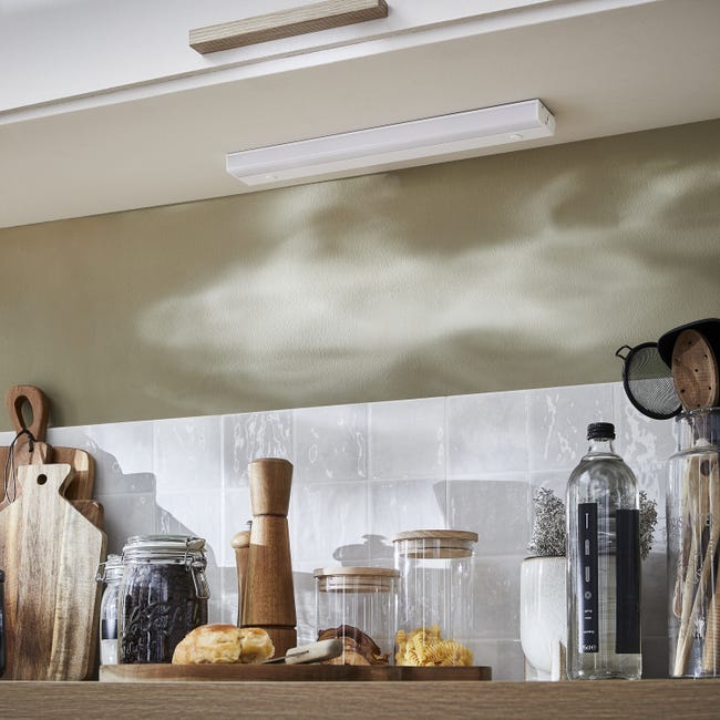 Listwa oświetleniowa Tohil biała 530 lm 40 cm Inspire