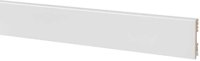 Listwa przypodłogowa MDF LB1 10 cm biała lakierowana Foge