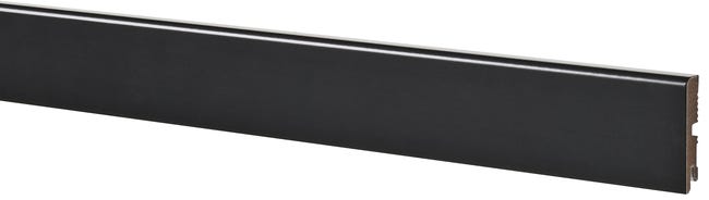 Listwa przypodłogowa MDF LB1 8 cm czarna lakierowana Foge