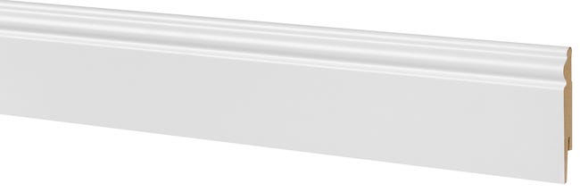 Listwa przypodłogowa MDF LO11 11.5 cm biała Foge