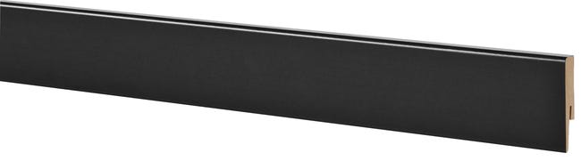 Listwa przypodłogowa MDF LO9 8 cm czarna Foge