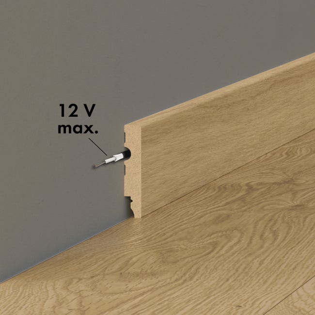 Listwa przypodłogowa MDF Malte 8 cm Artens