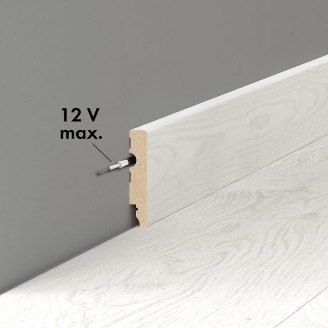 Listwa przypodłogowa MDF Nisbet 8 cm Artens