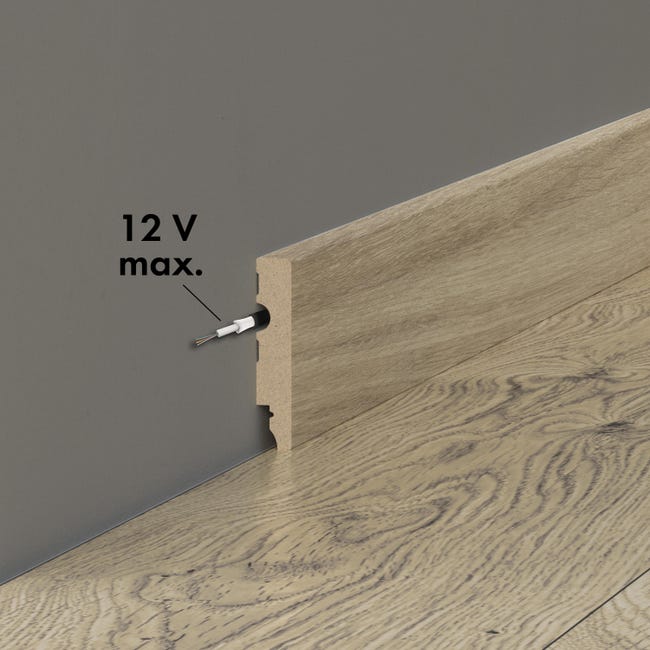Listwa przypodłogowa MDF Orito 2 8 cm Artens