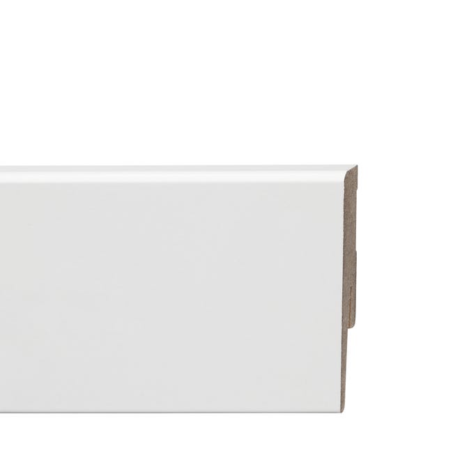 Listwa przypodłogowa MDF biała połysk Diamond 8 cm Arbiton