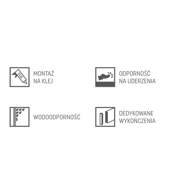 Listwa przypodłogowa PCV Espumo 2 201 Biała 80 mm Vox