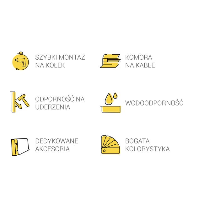 Listwa przypodłogowa PCV Platan Meksykański 607 Esquero 66 mm Vox