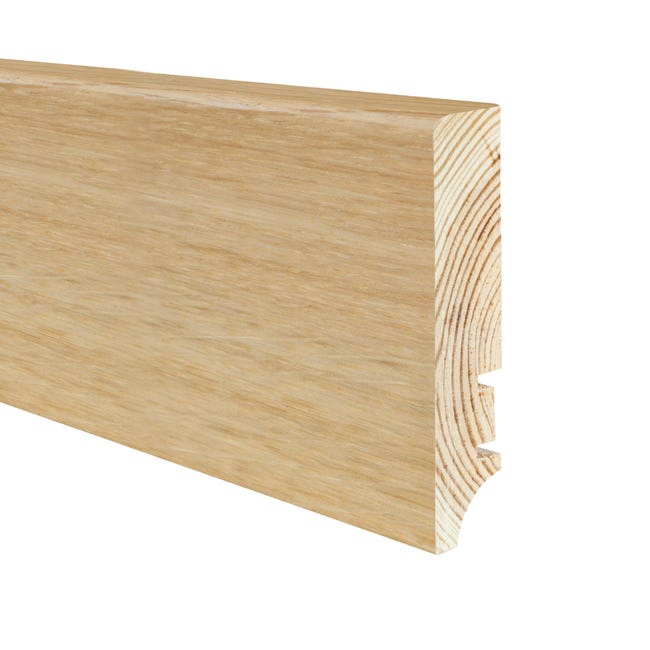 Listwa przypodłogowa drewniana Dąb lakierowany 78x2200 mm Barlinek