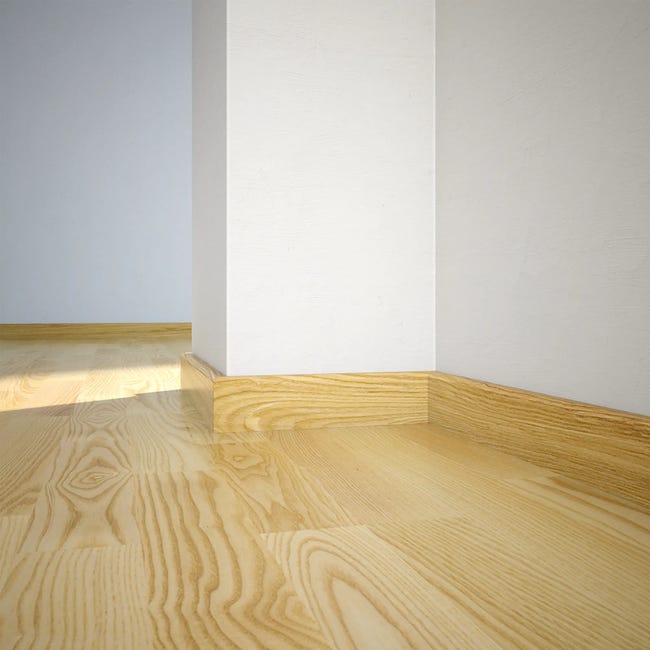 Listwa przypodłogowa drewniana Jesion lakierowany 60x2200 mm Barlinek