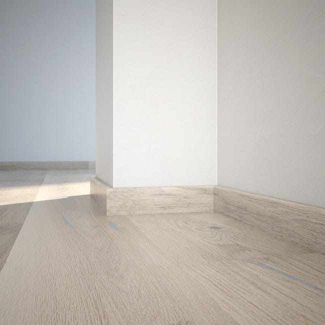 Listwa przypodłogowa drewniana lakierowana Cream 60x2200 mm Barlinek