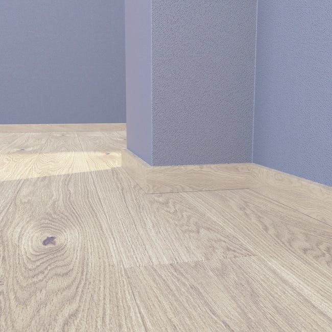 Listwa przypodłogowa drewniana lakierowana Cream 60x2200 mm Barlinek