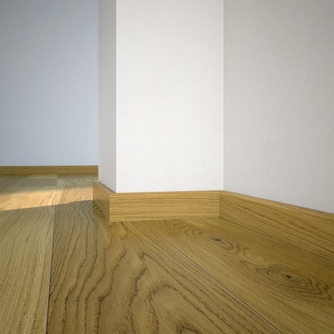 Listwa przypodłogowa drewniana lakierowana Dąb ciemny 60x2200 mm Barlinek