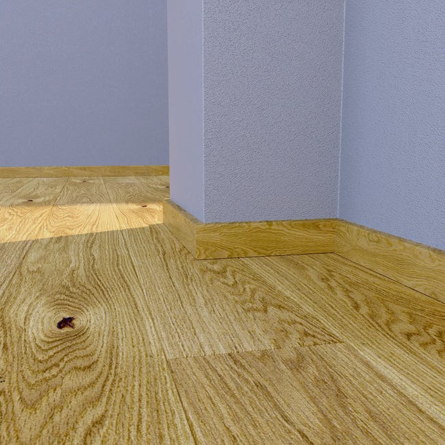 Listwa przypodłogowa drewniana lakierowana Dąb ciemny 60x2200 mm Barlinek