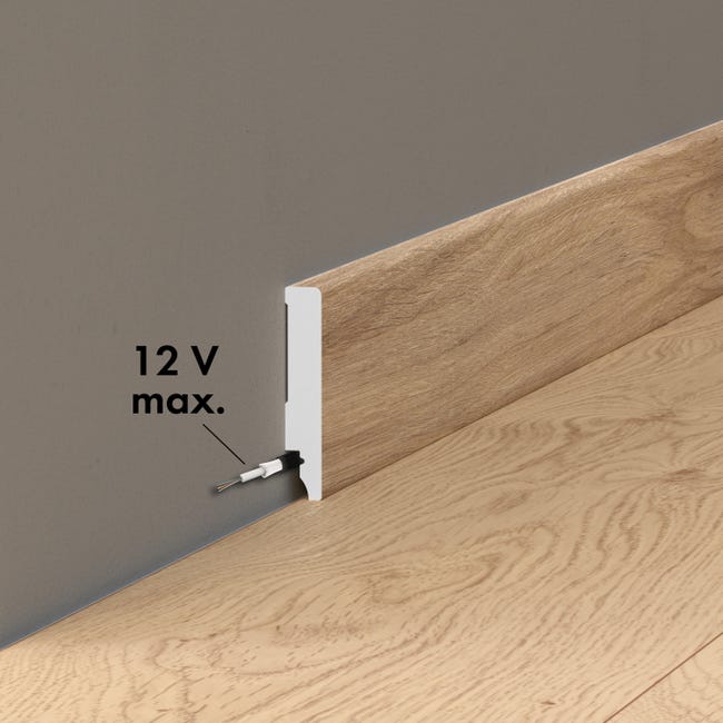 Listwa przypodłogowa polistyrenowa XPS Dunmore 8 cm Artens