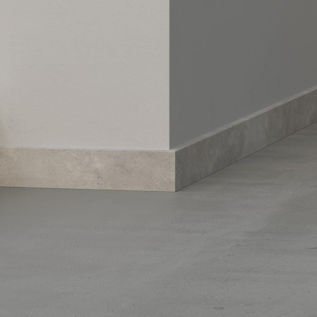 Listwa przypodłogowa polistyrenowa XPS GREY 8 cm Artens