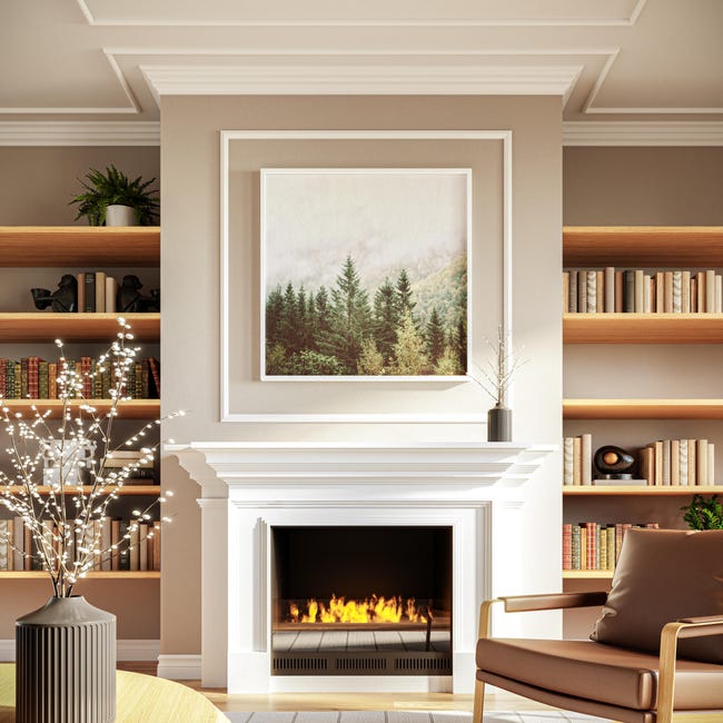 Listwa przysufitowa DS130 z polistyrenu 9.5 x 200 cm DMS