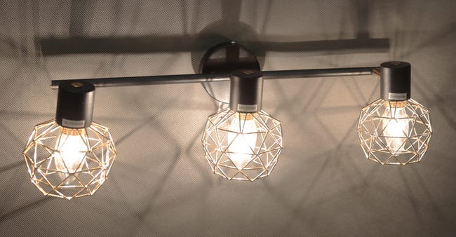 Listwa reflektorowa ACROBAT czarno-złota E14 CANDELLUX