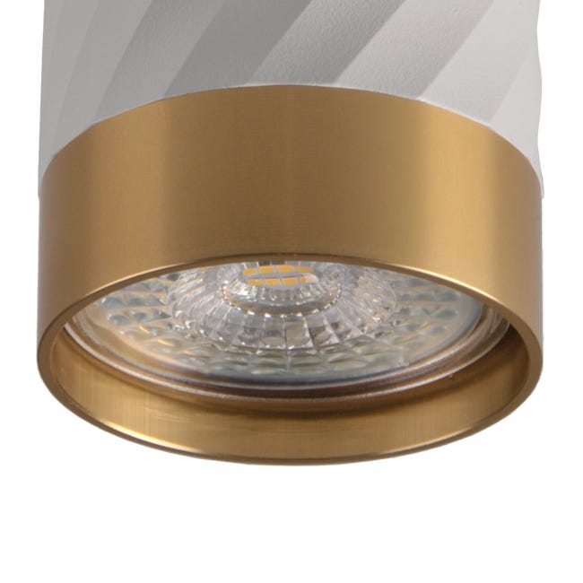 Listwa reflektorowa Arras biało-złota 3 x GU10 Goldlux