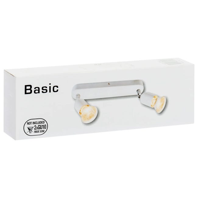 Listwa reflektorowa BASIC biała GU10