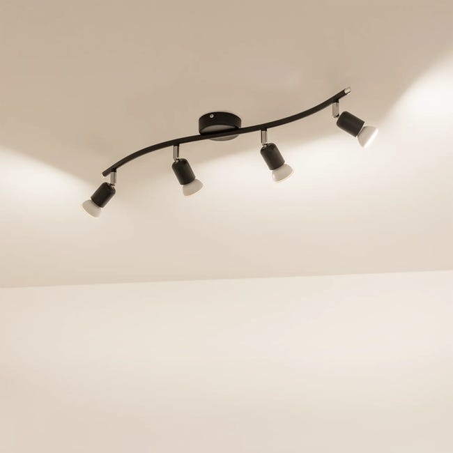 Listwa reflektorowa BASIC czarna GU10