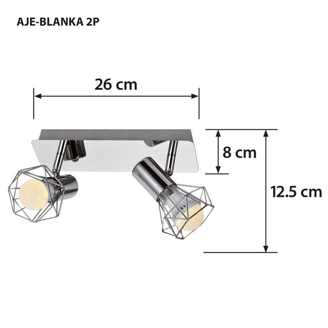 Listwa reflektorowa Blanka srebrny E14 Activejet