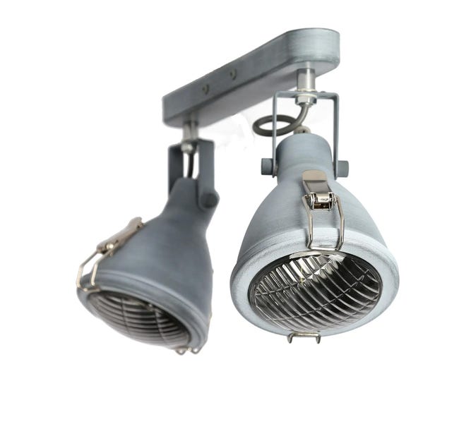 Listwa reflektorowa Crodo szara 2 x E14 Candellux