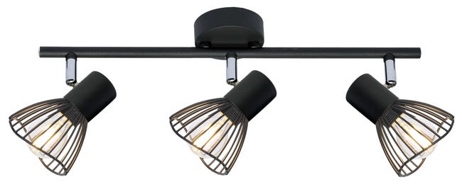 Listwa reflektorowa Fly czarna 3 x E14 Candellux