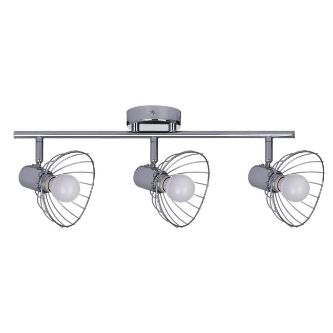 Listwa reflektorowa Gizel srebrna 3 x E14 Activejet