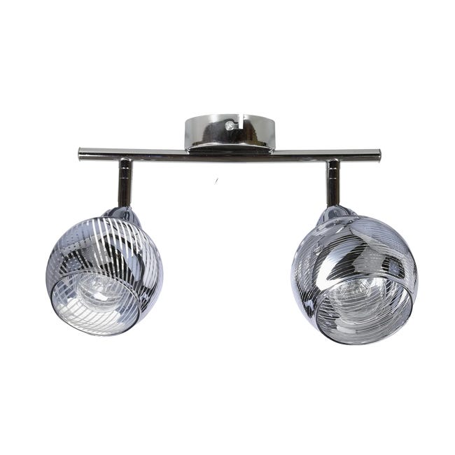 Listwa reflektorowa Kansas srebrna 2 x E14 Candellux