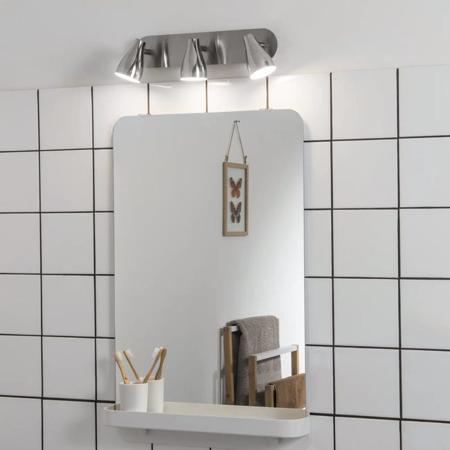 Listwa reflektorowa Orient IP44 srebrna 3 x GU10