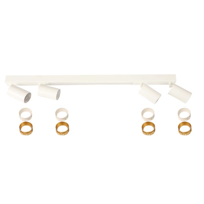 Listwa reflektorowa Perugia biała 4 x GU10 LED Light Prestige