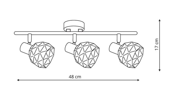 Listwa reflektorowa Reus biała 3 x E14 Light Prestige
