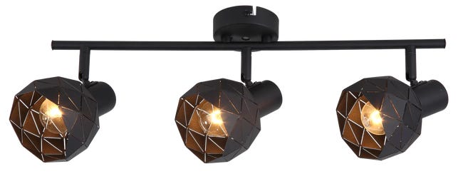 Listwa reflektorowa Reus czarna 3 x E14 Light Prestige
