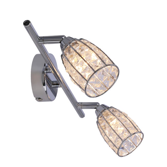 Listwa reflektorowa Shiba srebrna 2 x G9 Candellux