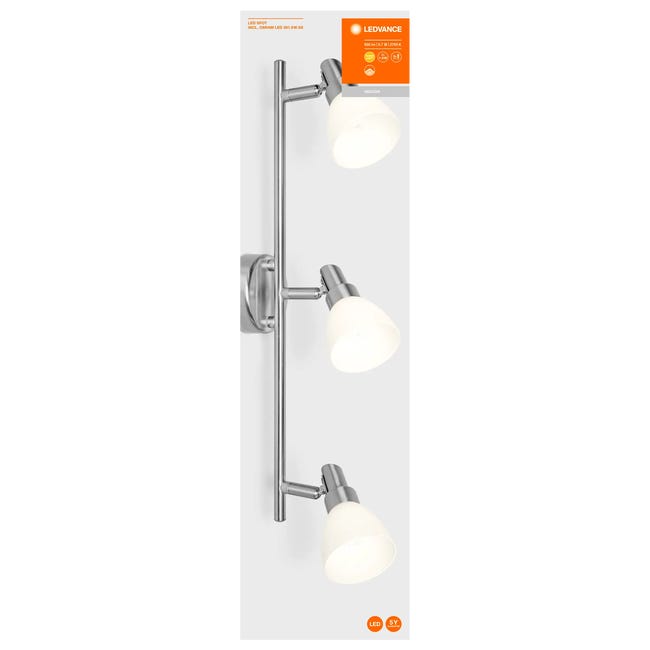 Listwa reflektorowa Spot srebrna 3 x GU10 Ledvance